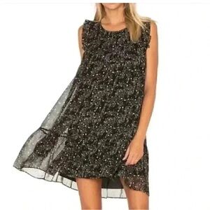 Joie Tahoma Color: Caviar Floral Mini Dress